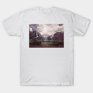 Lilac Valley Painting T-Shirt